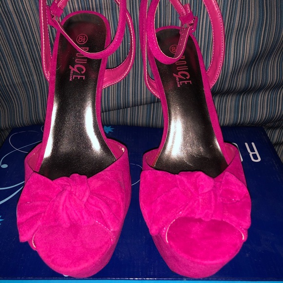 hot pink heels size 12